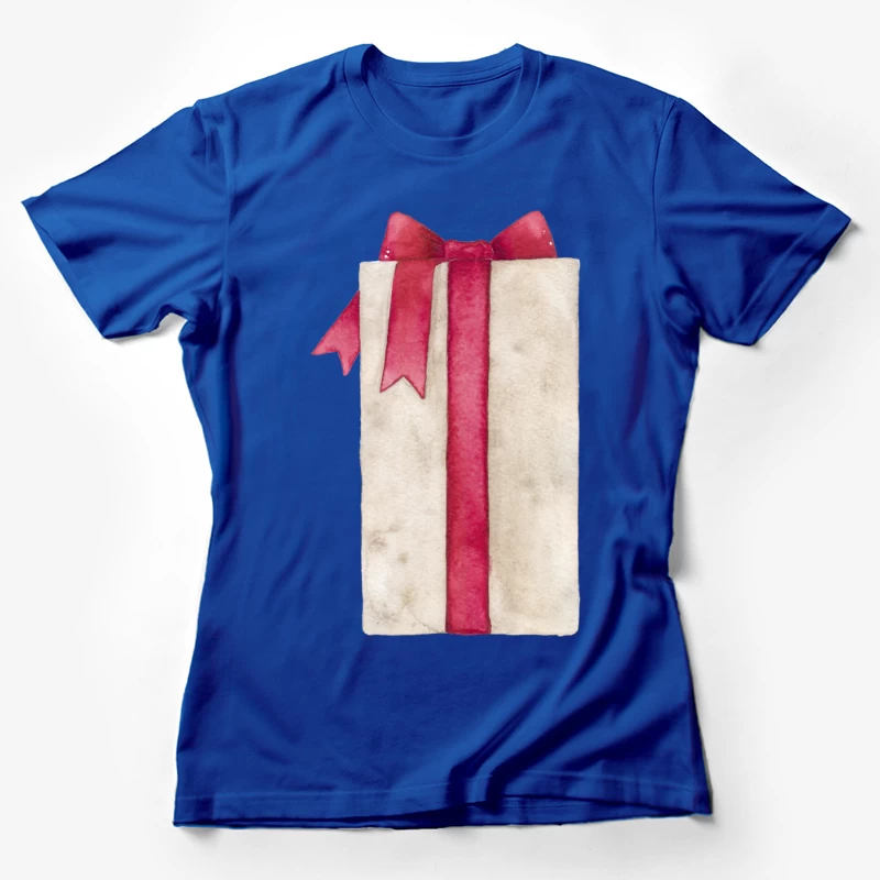 Cadeau avec ruban rouge Femme T-Shirt