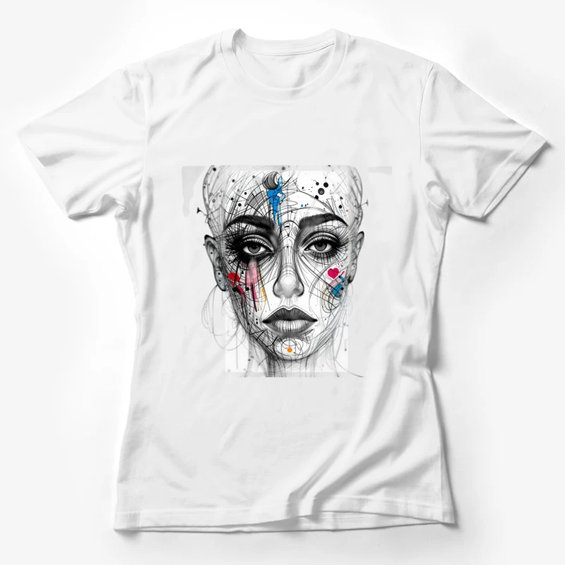 Abstract girl statue Female T-Shirt
