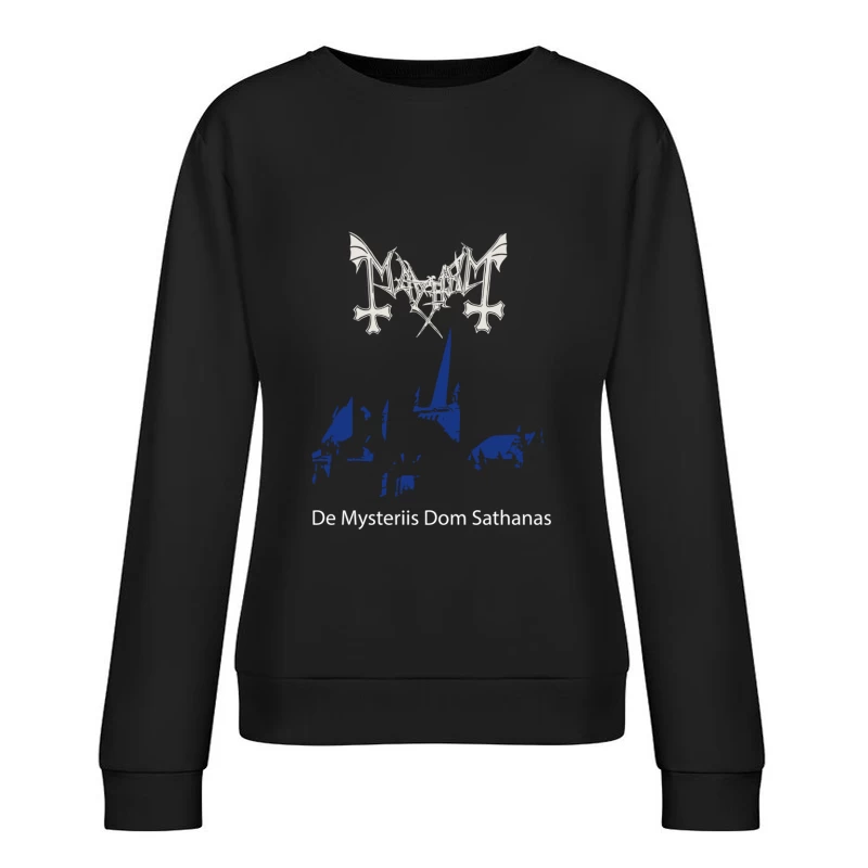 Mayhem De Mysteriis Dom Sathanas Female Pullover Sweatshirt