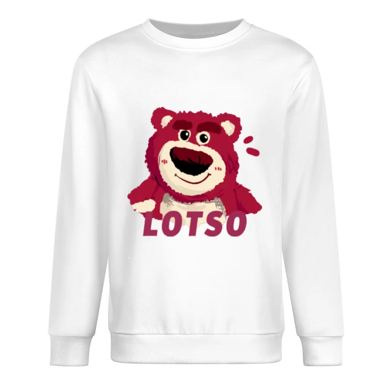 Roter Teddybär Lotso Herren Pullover Sweatshirt