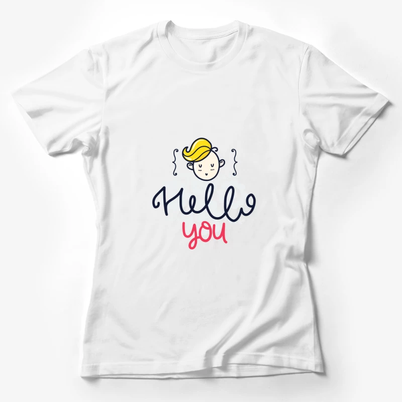 Illustration amicale et florale Femme T-Shirt