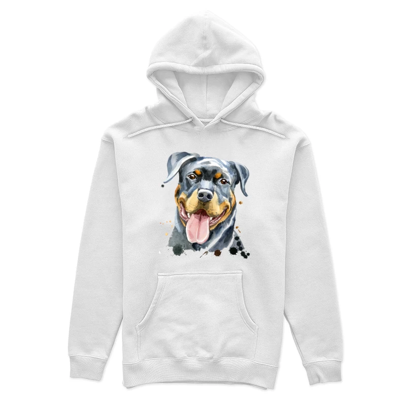 Portrait artistique de Rottweiler Femme Sweat à capuche