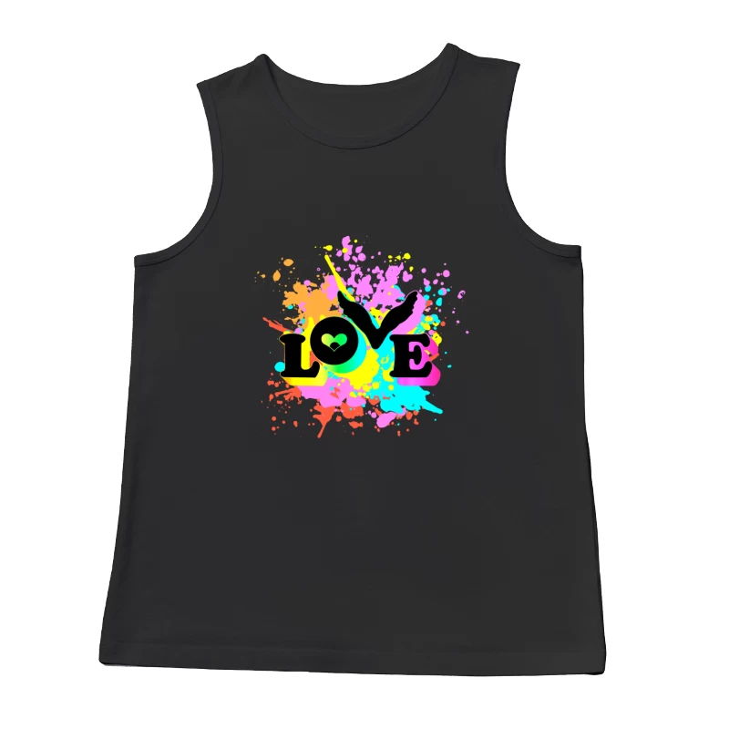 Coldplay Love Colorful Male Tank Top