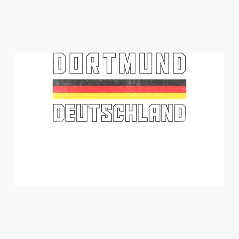 Dortmund  Germany Faded Style Region Design Travel Mug