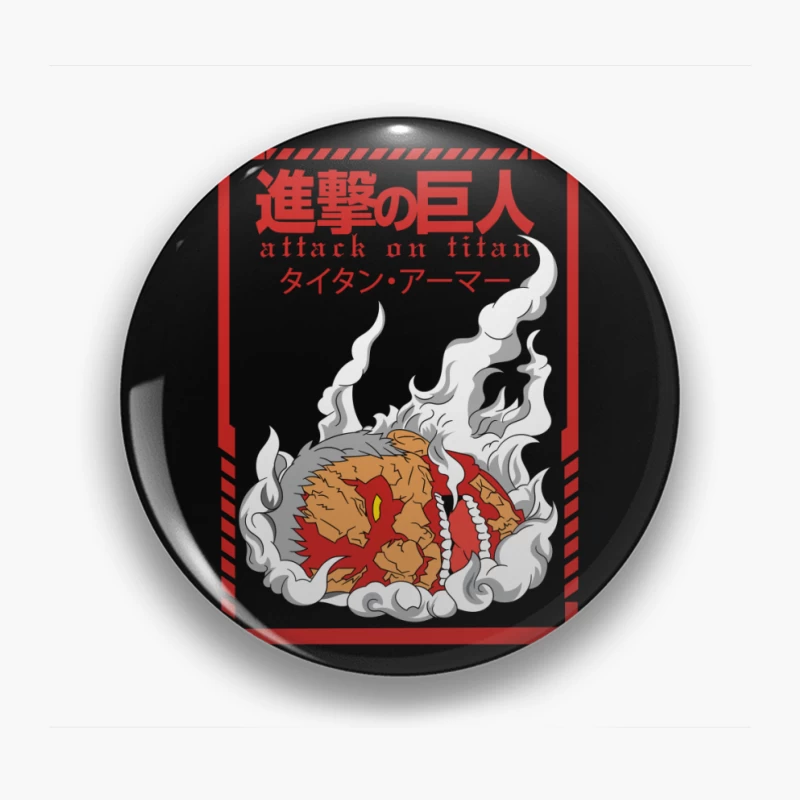 Attack on Titan Graphic Design Pin