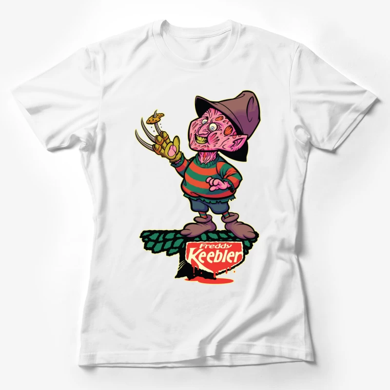 Freddy Keebler: A Whimsical Horror Parody Female T-Shirt