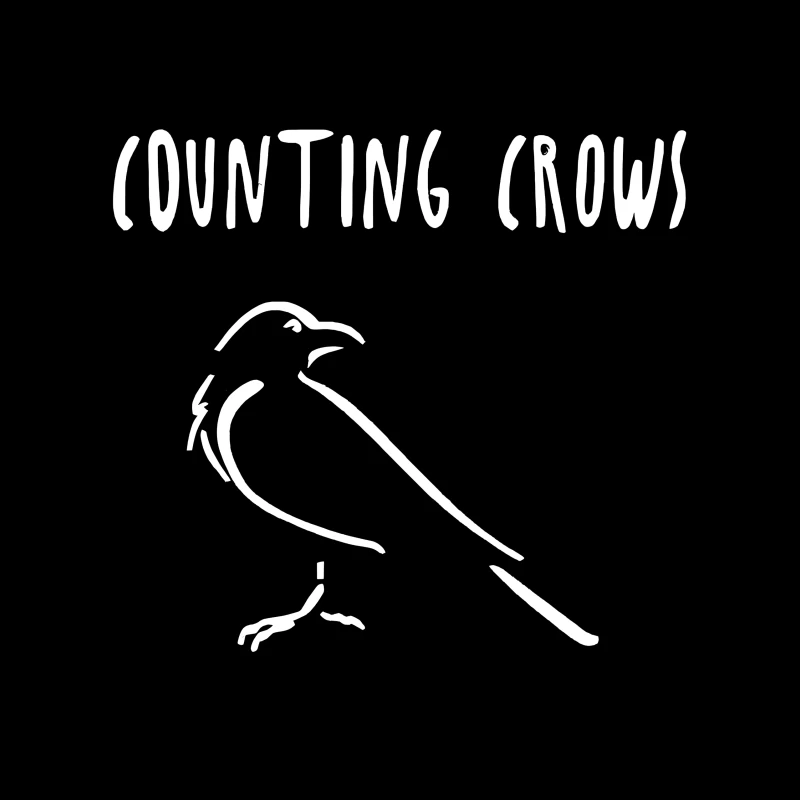 Counting Crows Throw Pillow