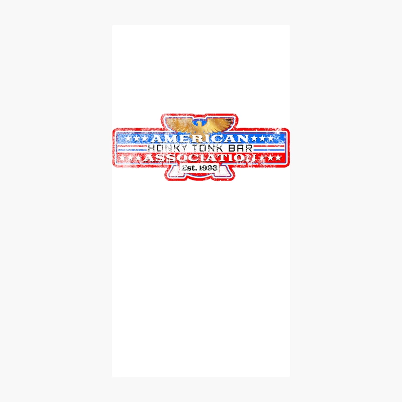 The American Honky Tonk Bar Association, distressed iPhone Case