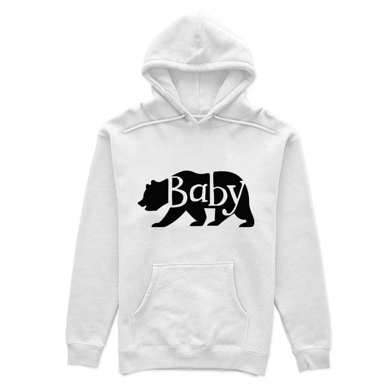 Silhouette d'ours avec texte Femme Sweat à capuche