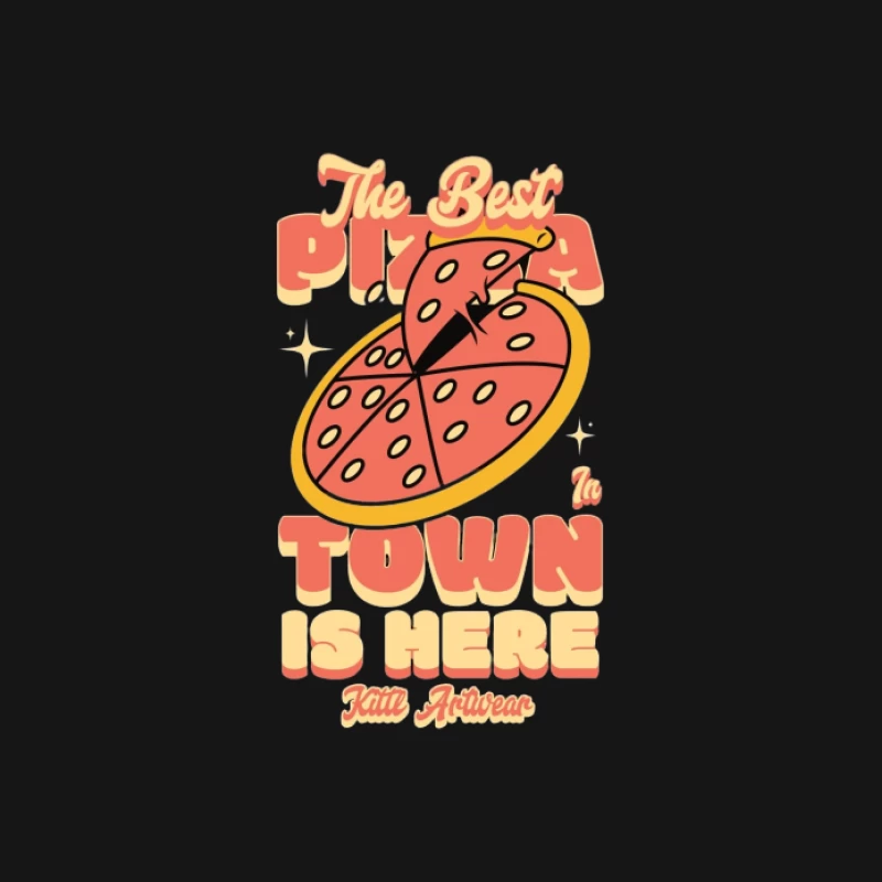 Das beste Pizza-Design in der Stadt Herren T-Shirt