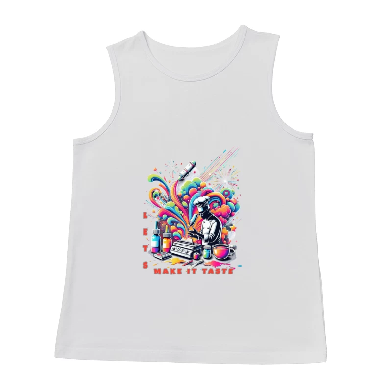 Psychedelic Chef's Culinary Creation Explosion Male Tank Top