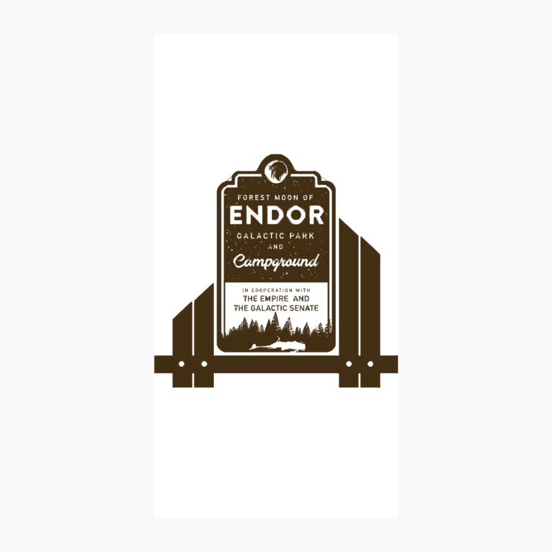 Endor Galactic Campground iPhone Case