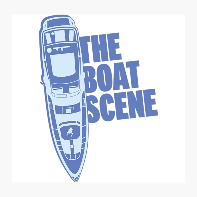 The Boat Scene Throw Pillow
