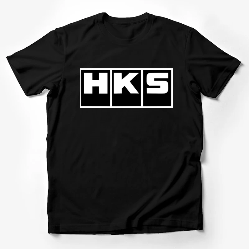 HKS Automotive Performance Brand Logo Male T-Shirt