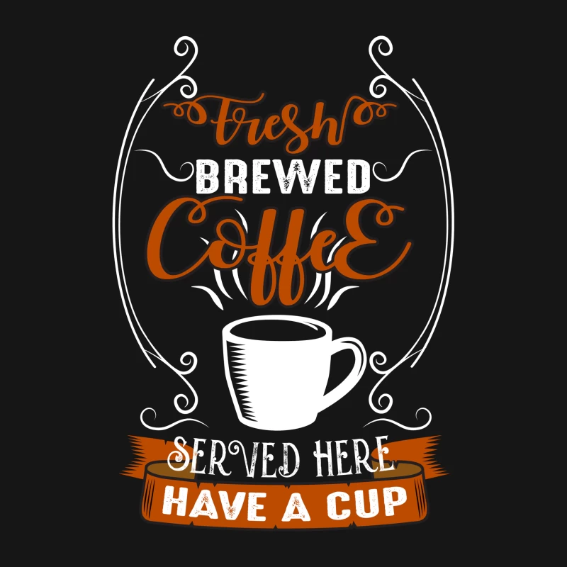 Affiche de café fraîchement infusé Femme T-Shirt