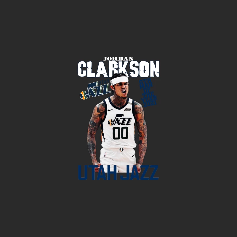 Jordan Clarkson of the Utah Jazz Baseball Cap