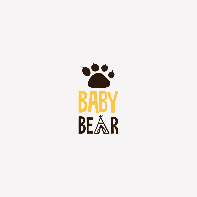 Logo Baby Bear avec empreinte de patte Femme T-Shirt