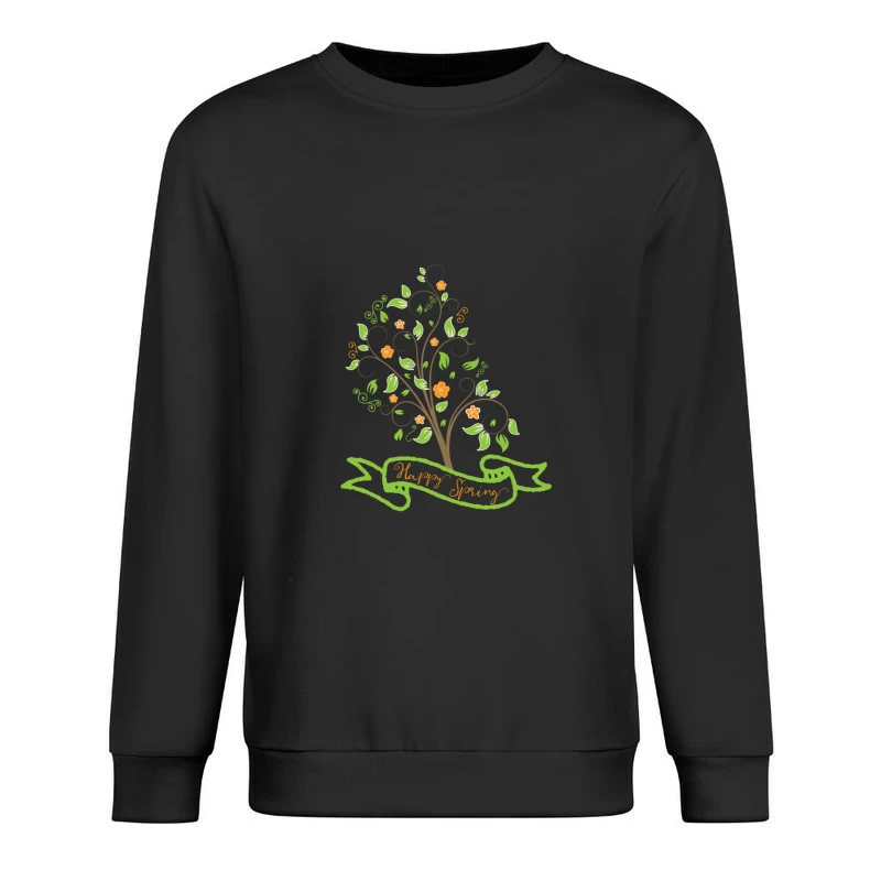 Arbre printanier avec ruban Homme Sweat-shirt à enfiler