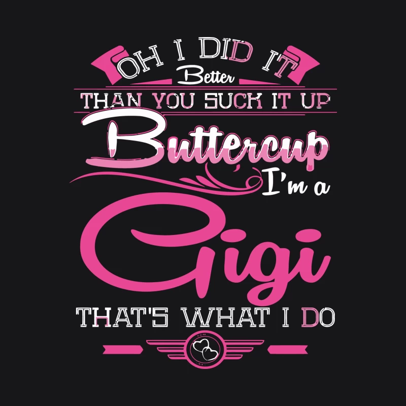 Confiance de Gigi en rose et blanc Homme Sweat à capuche