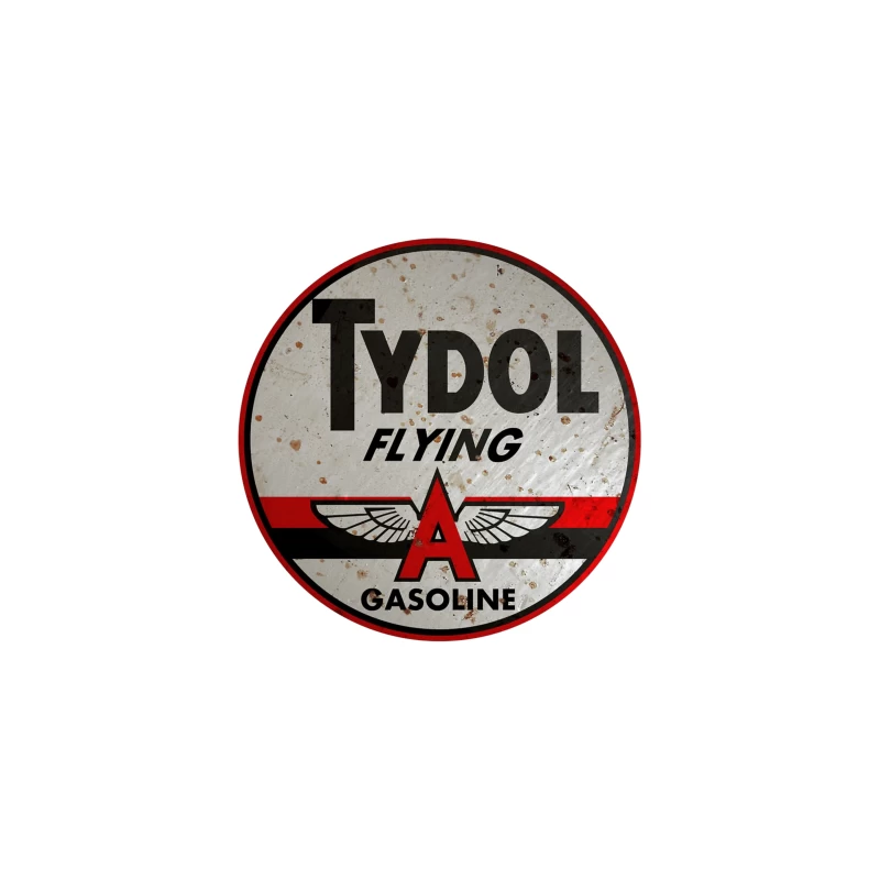 Vintage Tydol Flying A Gasoline Station Logo Sign Travel Mug