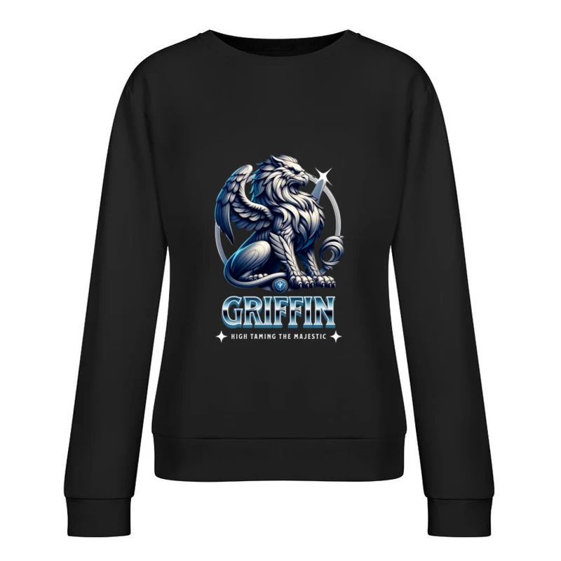 Logo de Griffon Majestueux avec Ailes Femme Sweat-shirt à enfiler