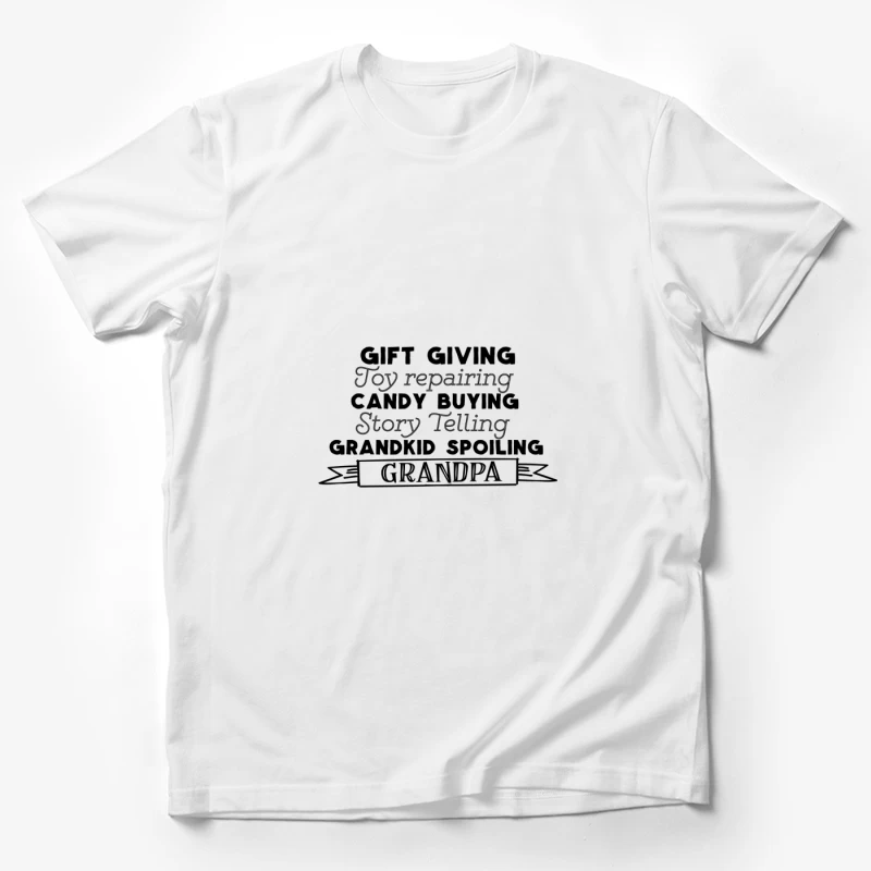 Motif Contemporain Grandpa Homme T-Shirt