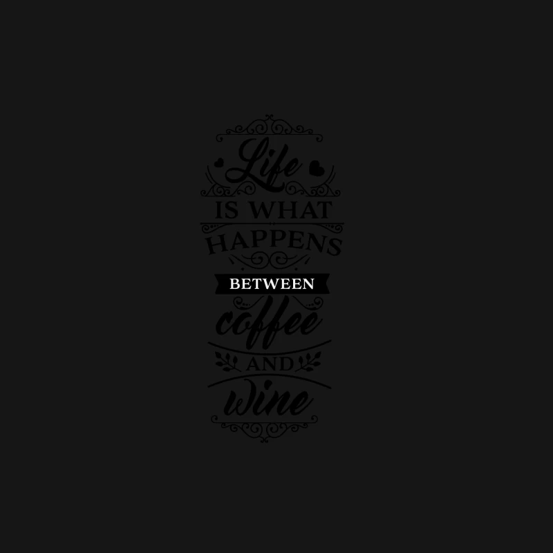 Texte Minimaliste sur Fond Noir Femme T-Shirt