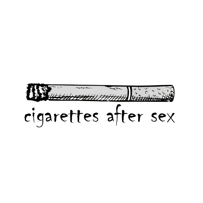 Cigarettes After Sex Logo Black Tapestry