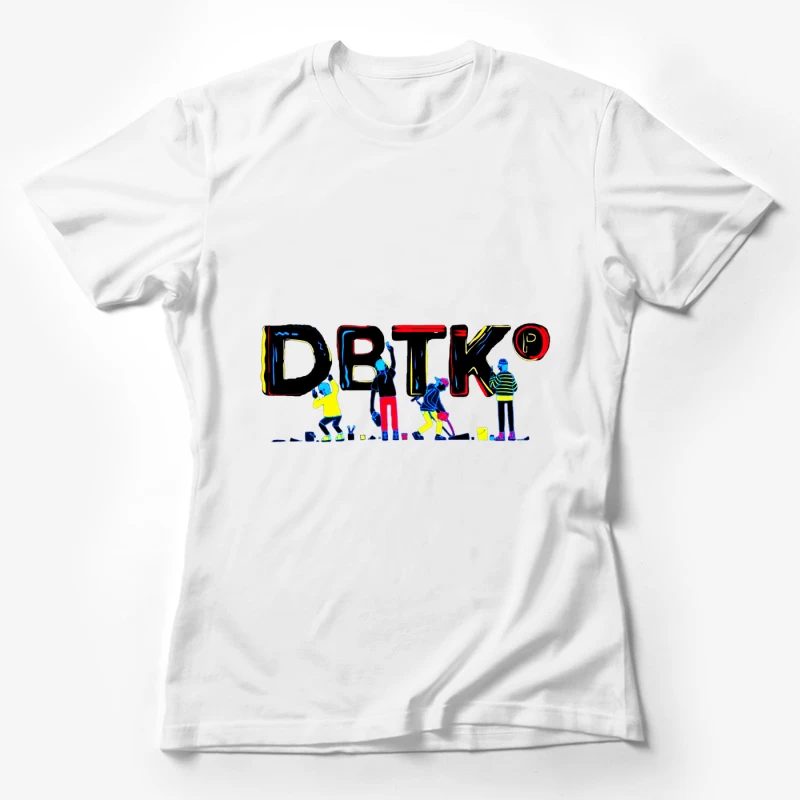Creative Street Art Representation Female T-Shirt