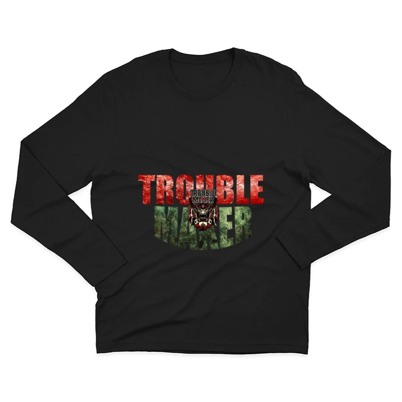 Troublemaker Logo Male Long Sleeve T-Shirt