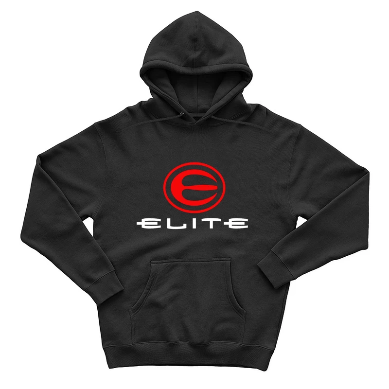 Elite Automotive Company Red Logo Design Male Pullover Hoodie