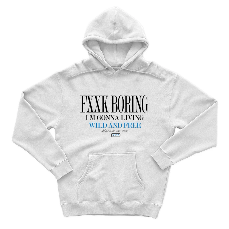 Rebellischer Lebensstil Slogan Herren Pullover Hoodie