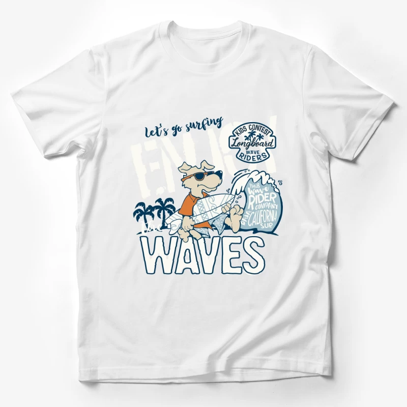 Hund Surfen Wettbewerb Kalifornien 1968 Herren T-Shirt