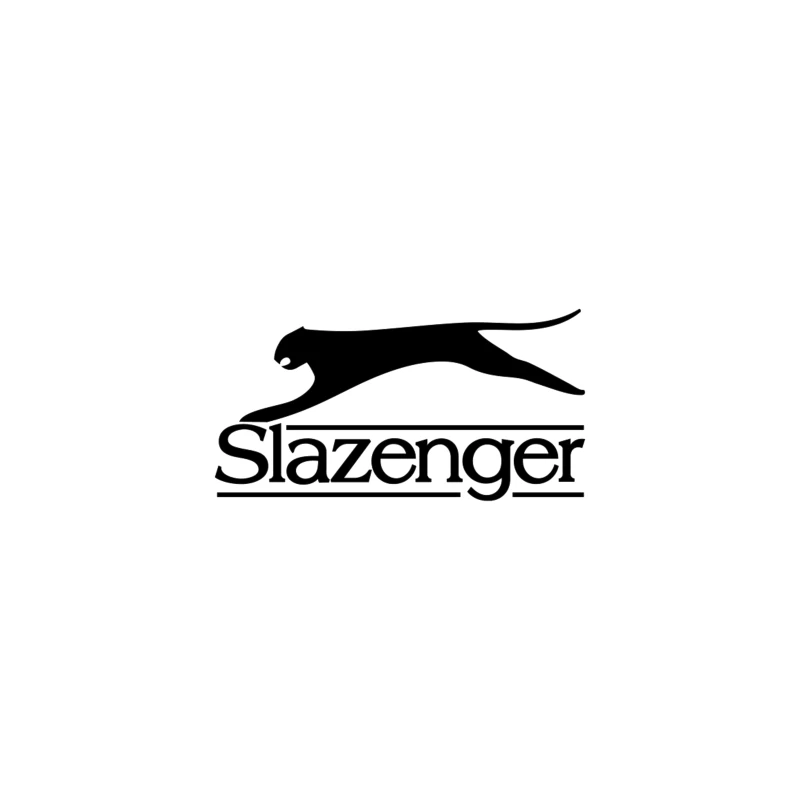 Slazenger Sports Brand Logo with Black Panther Silhouette Travel Mug