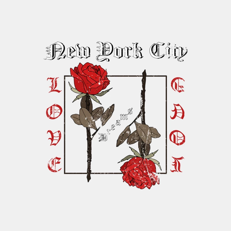 Rêves de roses de la ville de New York Homme Débardeur