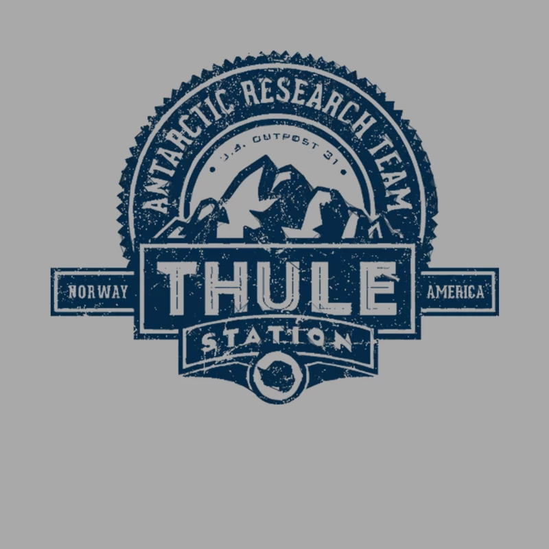 Thule Antarctic Research Team Male Pullover Hoodie