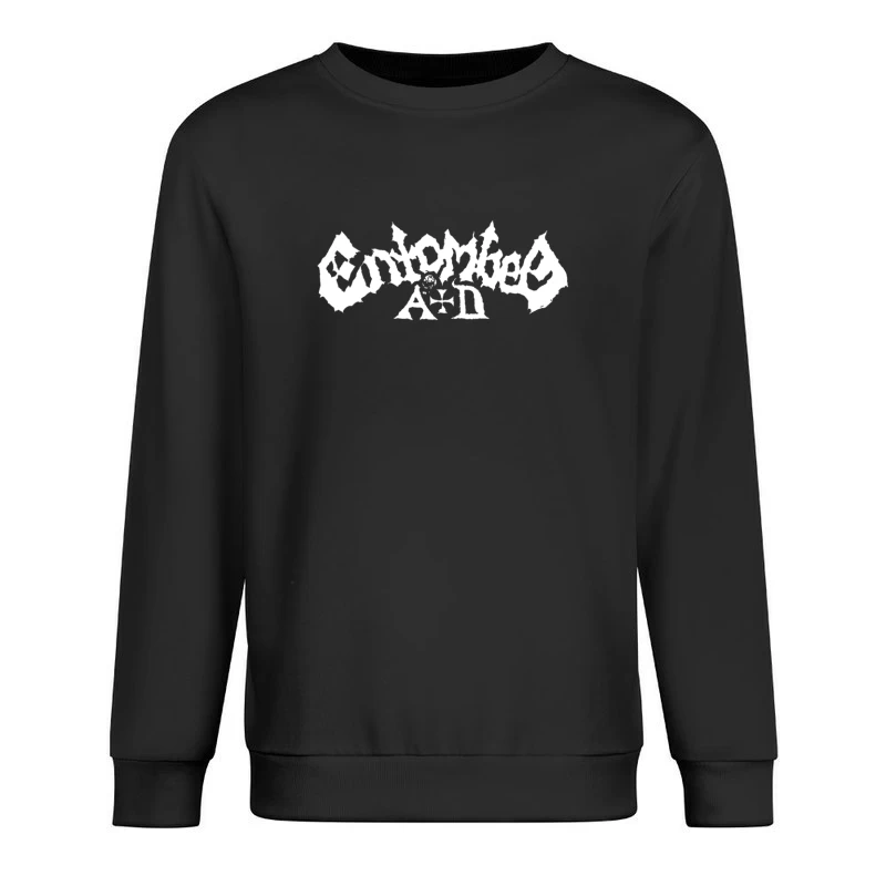 Entombed White Logo Male Pullover Sweatshirt