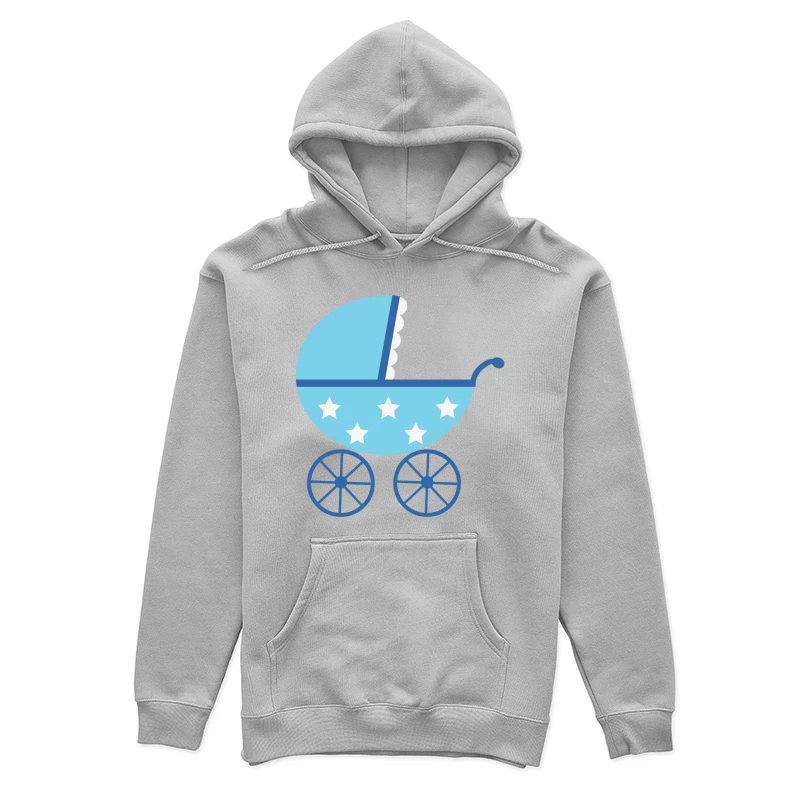 Landau bleu avec étoiles blanches Femme Sweat à capuche