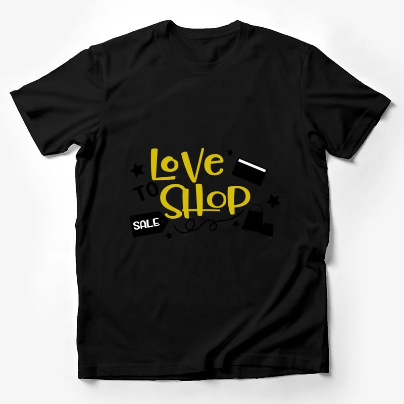 Affiche pour les amateurs de shopping avec éléments graphiques Homme T-Shirt