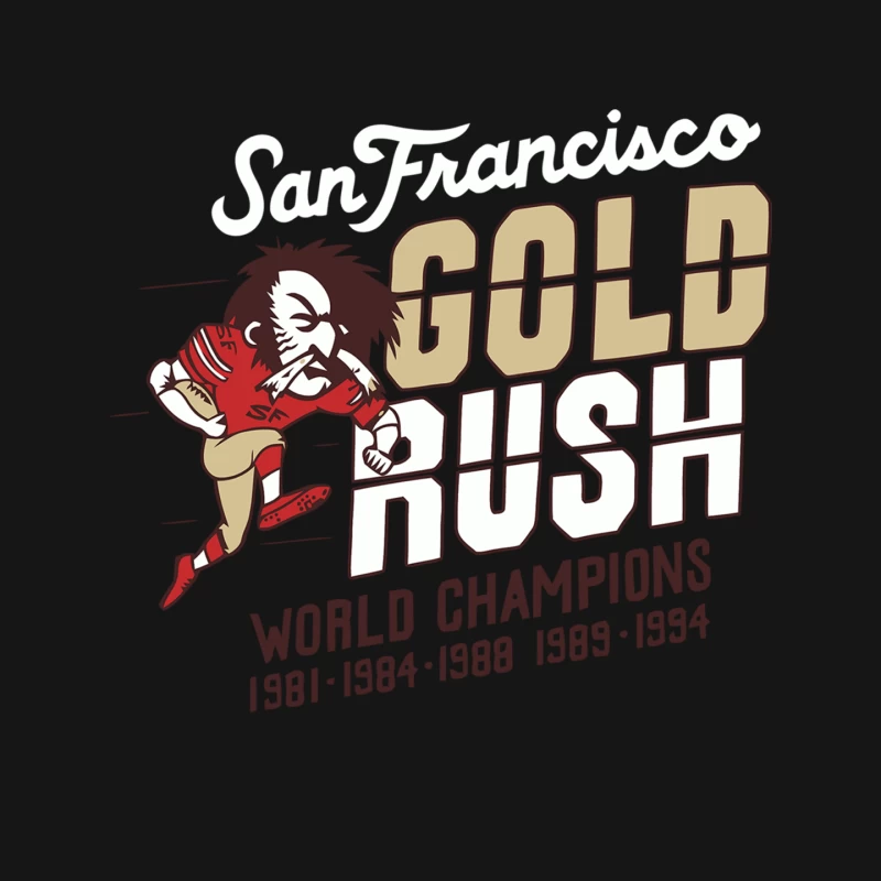 San Francisco 49ers Gold Rush: Celebrating World Championships Mouse Pad