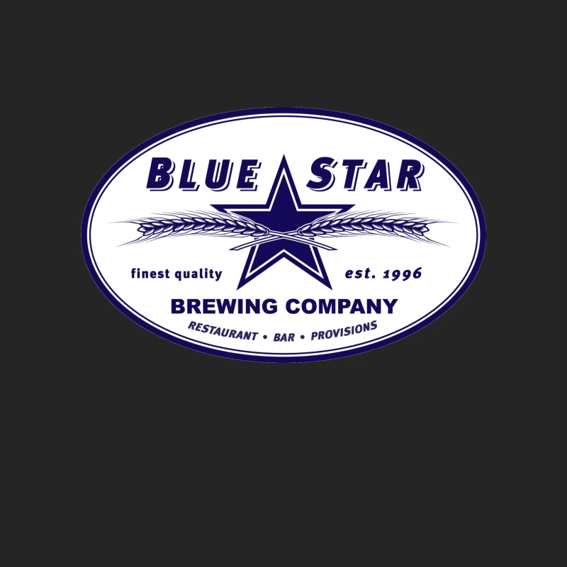 Blue Star Beer Male Pullover Sweatshirt