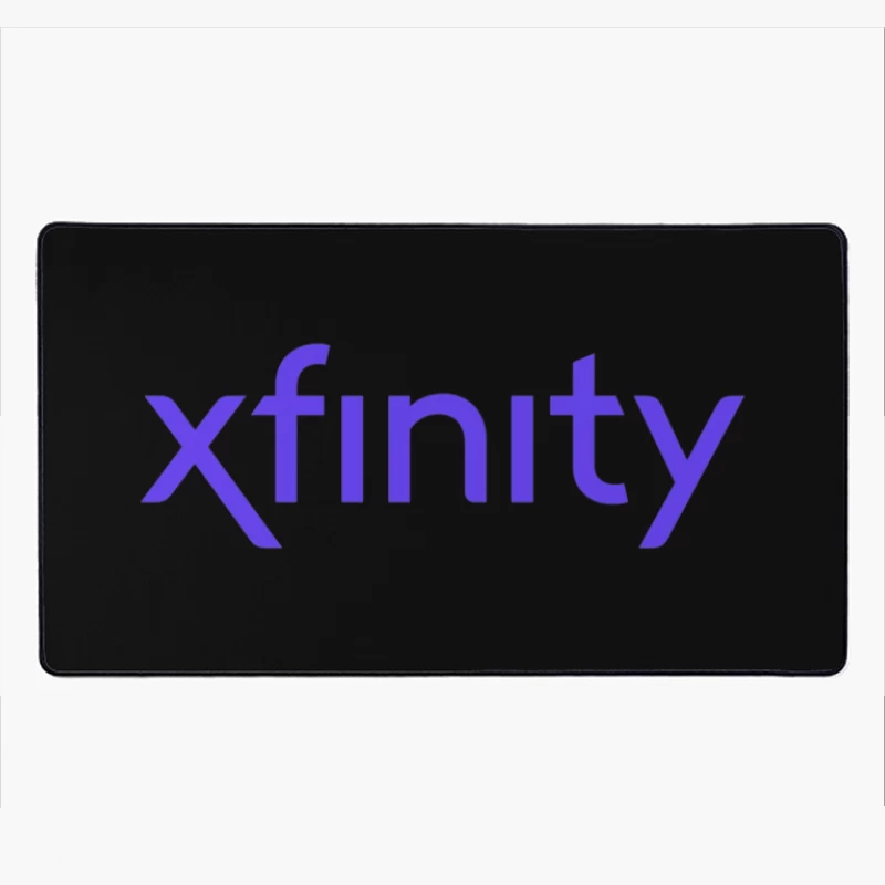 Purple Xfinity Corporate Logo Desk Mat