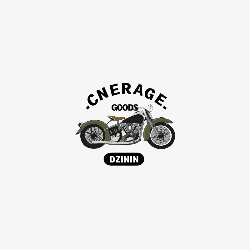 Vintage Motorrad Logo auf Motorradbekleidung Herren Langarm T-Shirt