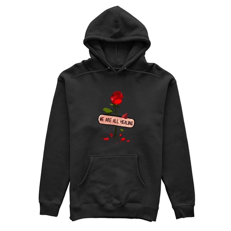 Rose und Heilung: Metapher der Erneuerung Damen Pullover Hoodie