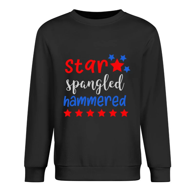 Design humoristique patriotique avec étoiles Homme Sweat-shirt à enfiler