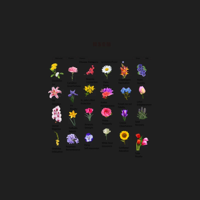 Blumenübersicht Herren Tanktops
