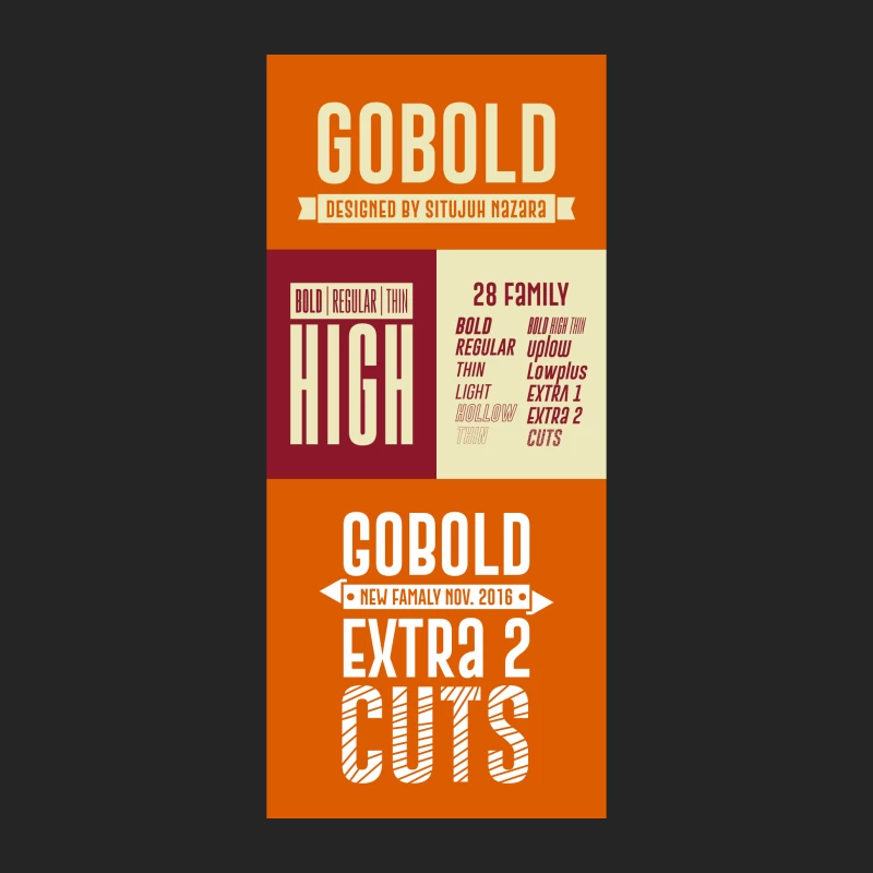 Typographie rétro GoBold Femme Sweat-shirt à enfiler
