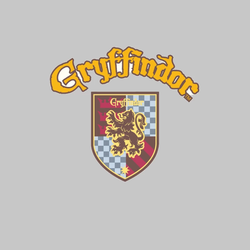 Gryffindor Wappen Design Herren Langarm T-Shirt