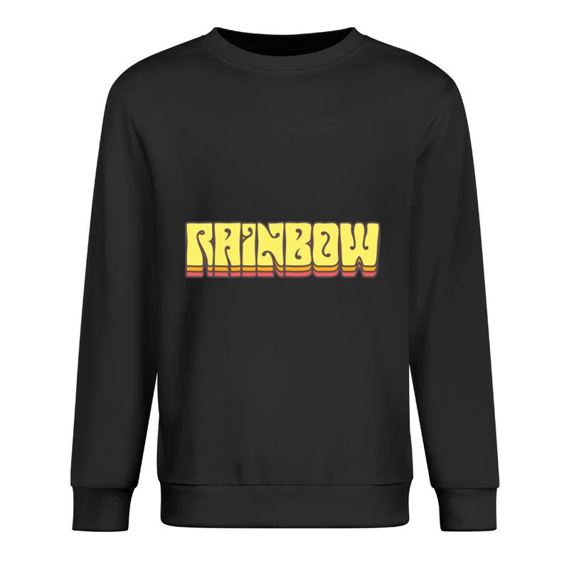 Buntes Retro-Design Herren Pullover Sweatshirt