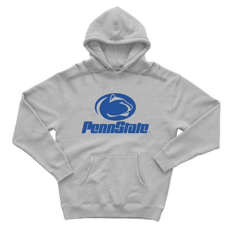 Penn State Nittany Lions Athletic Logo in Blue and White Male Pullover Hoodie